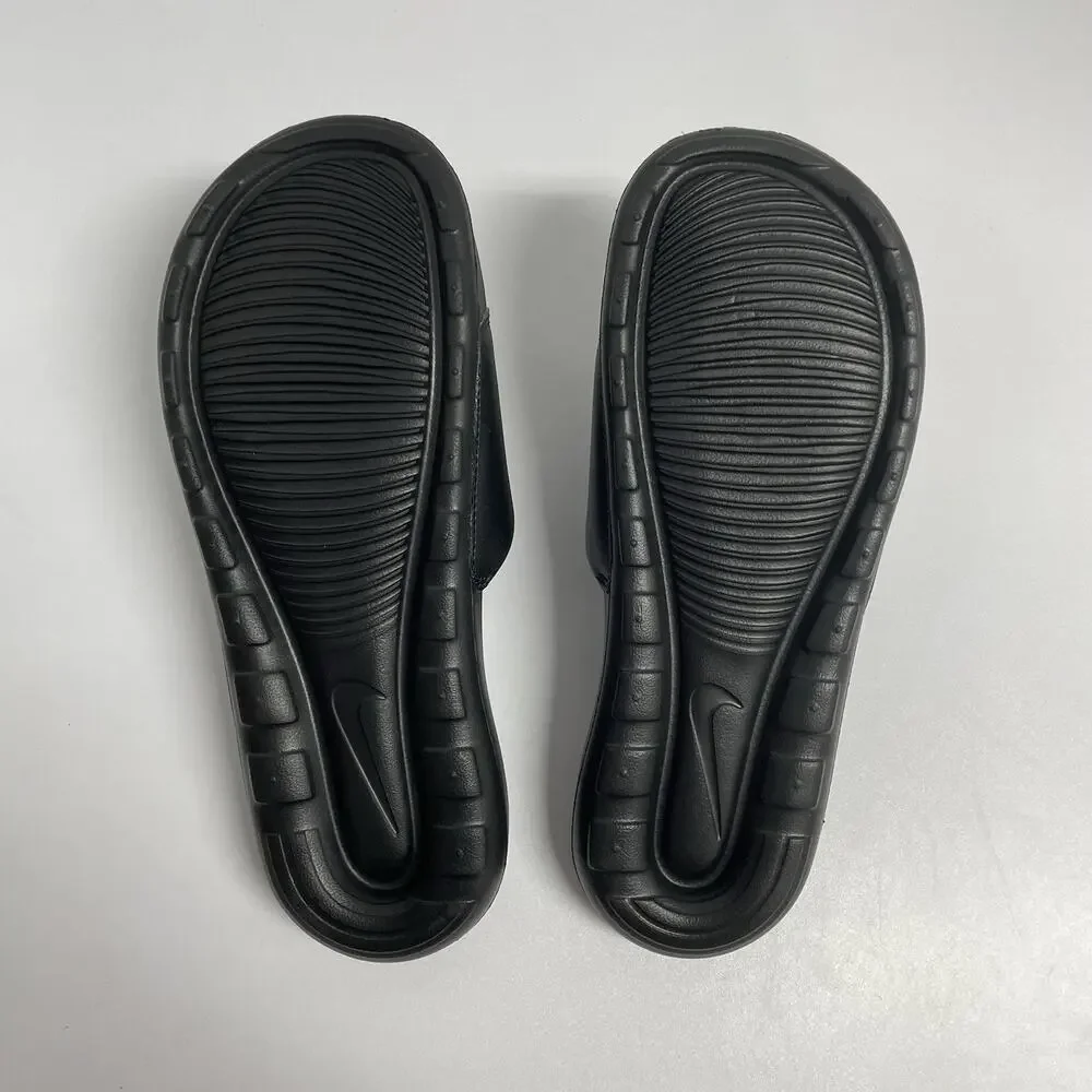 Nike Victori One Slide Black Metallic Gold CN9675 006 Size 8 Men Sandal Slipper